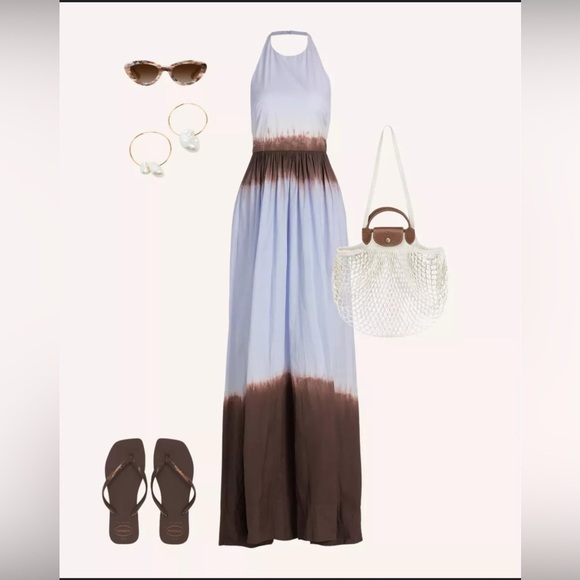 A.L.C. Blair Dip Dye Maxi Dress - Picture 1 of 6